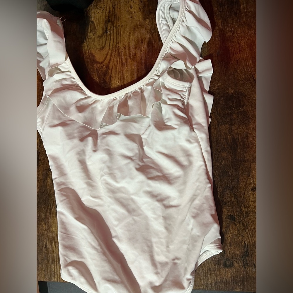 white one piece swimsuit